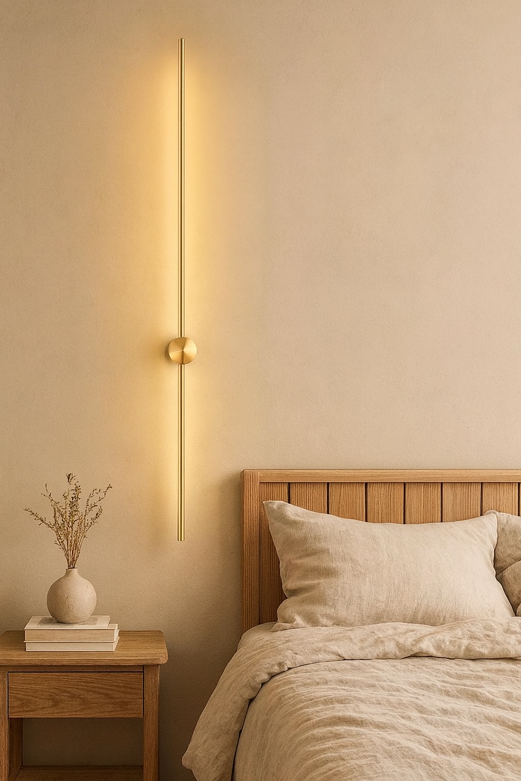 Applique murale LONG GOLD 60 CM et 80 CM