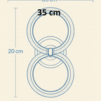 Applique murale Sherot 35CM