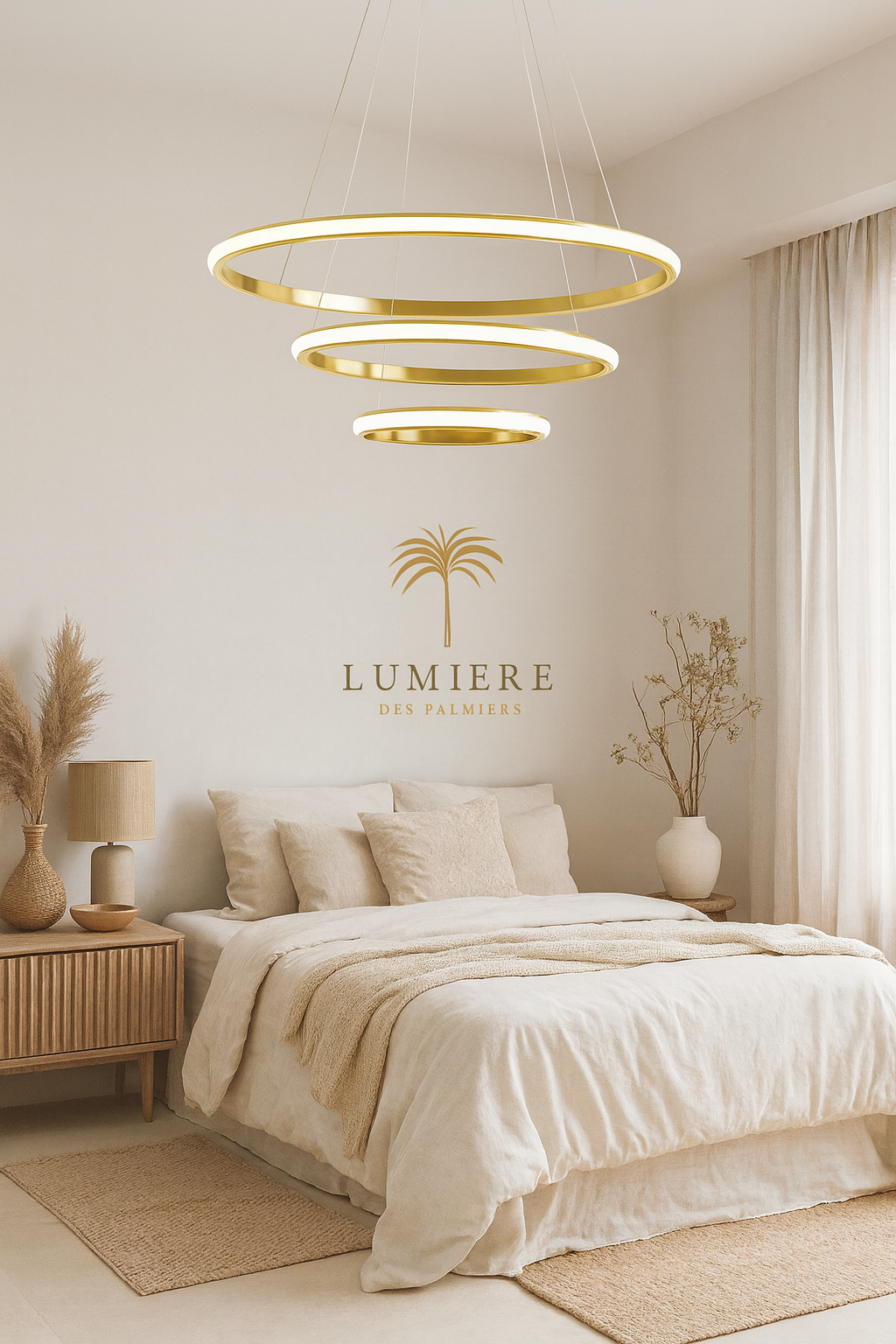 Suspension Monaco 60 CM avec télécommande (3 Lumières )