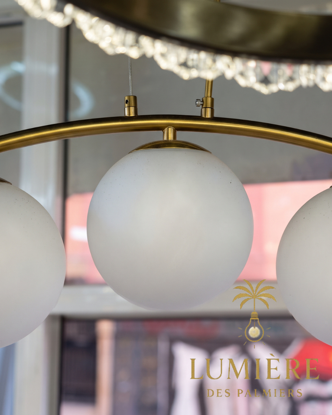 Suspension Arc 5 Globes - 75 CM