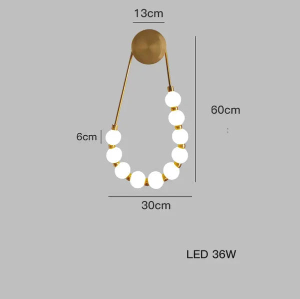 Applique murale JINX GOLD 60cm ( 3 Lumières )