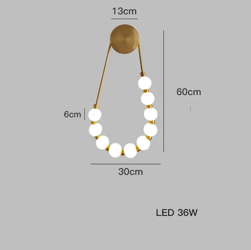 Applique murale JINX GOLD 60cm ( 3 Lumières )