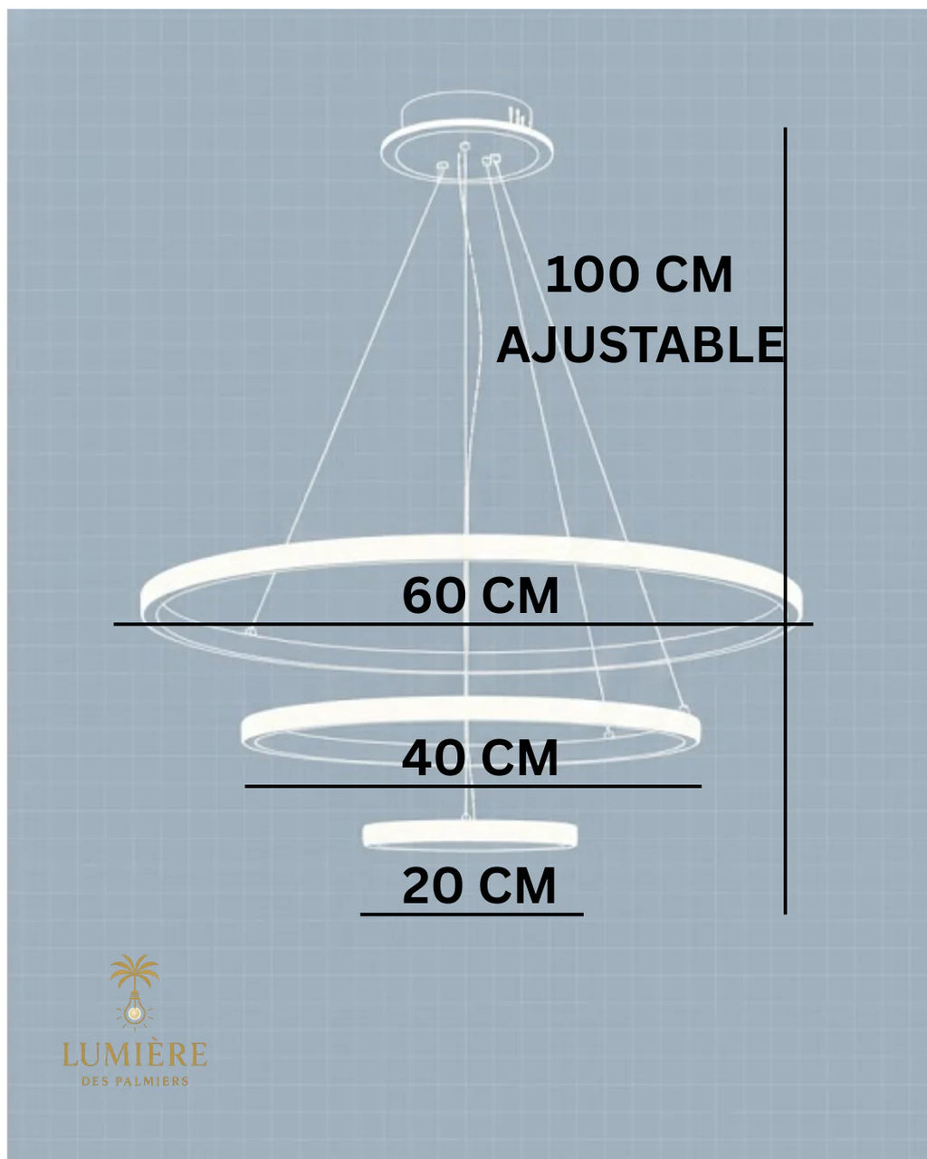 Suspension ELVIA – 60 cm