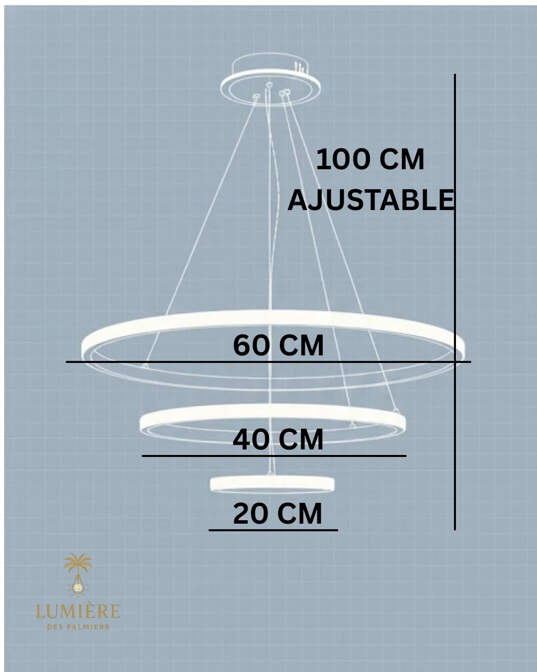 Suspension ELVIA – 60 cm