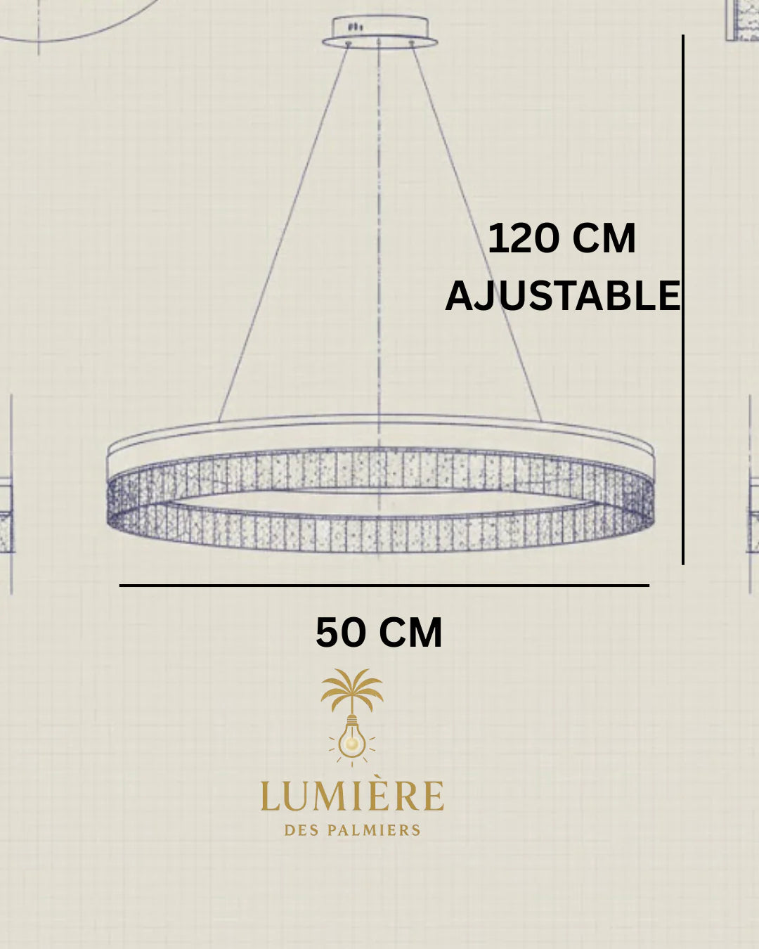 Suspension Dayro - 50 CM