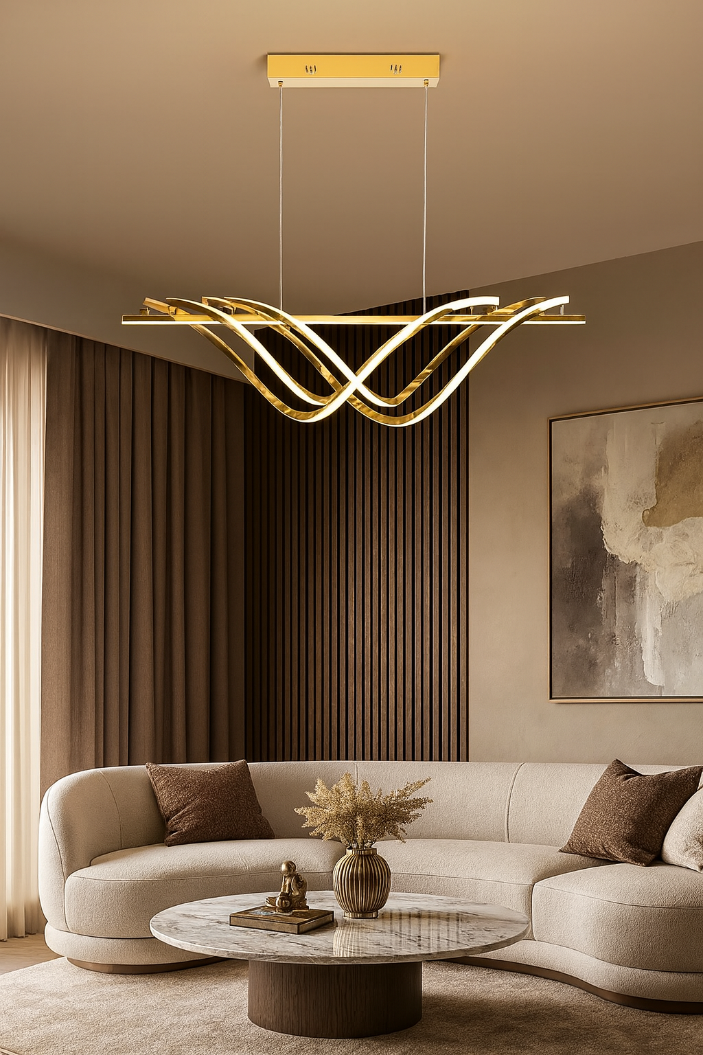 Suspension Zigzag 100 CM ( 3 couleurs )