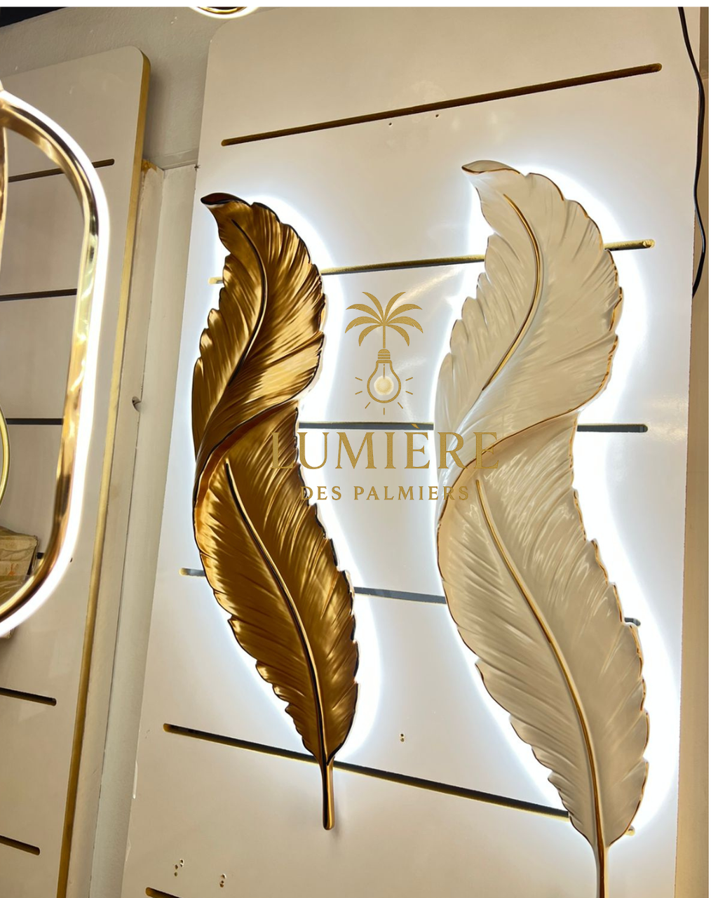Applique murale Feather GOLD - 85 CM