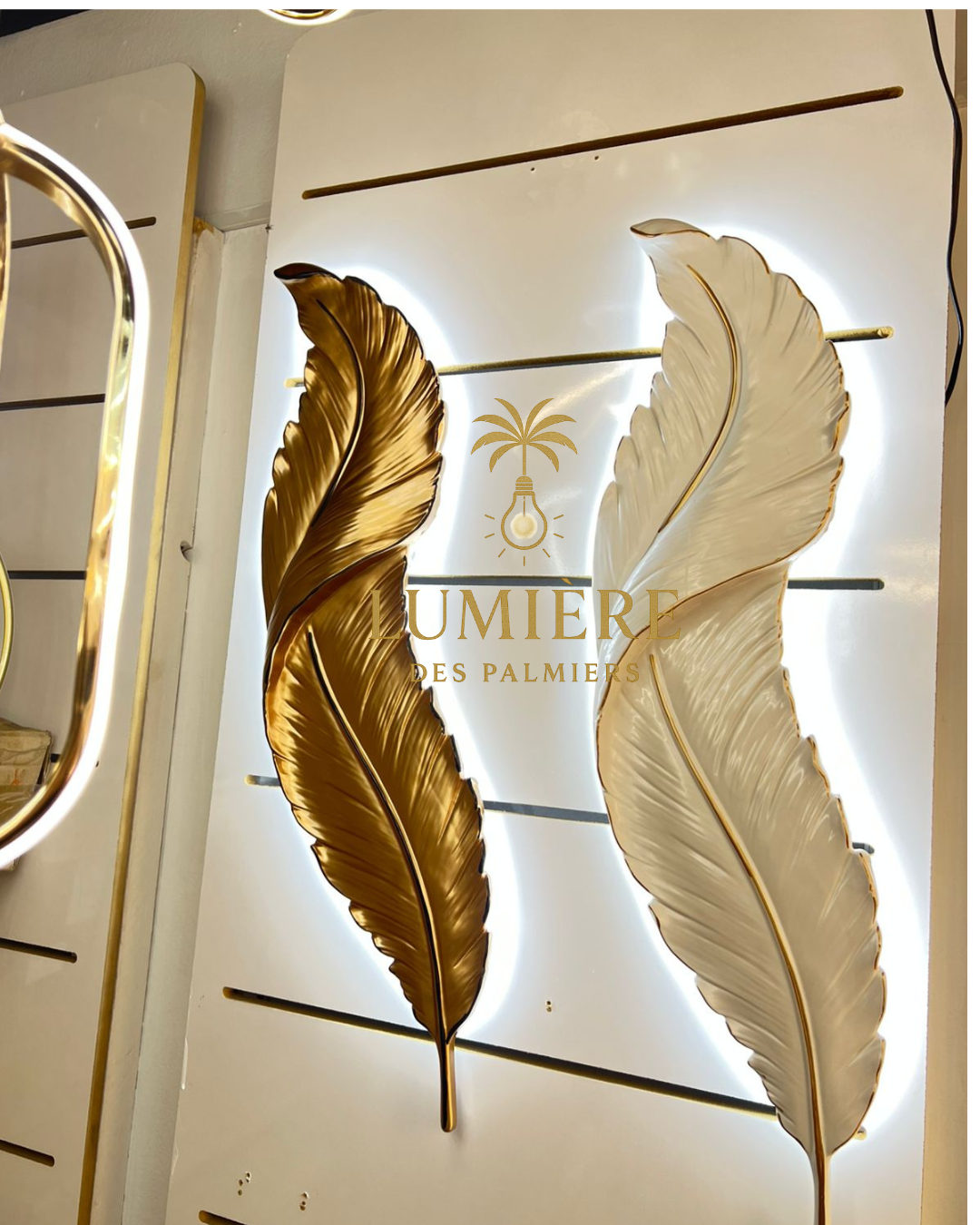 Applique murale Feather GOLD - 85 CM