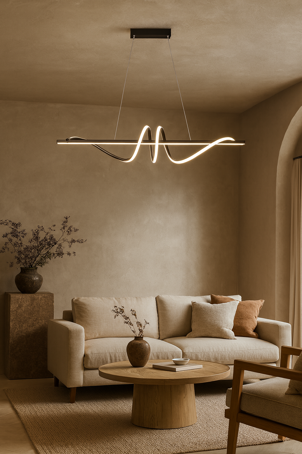 Suspension Zaragot BLACK 100 CM
