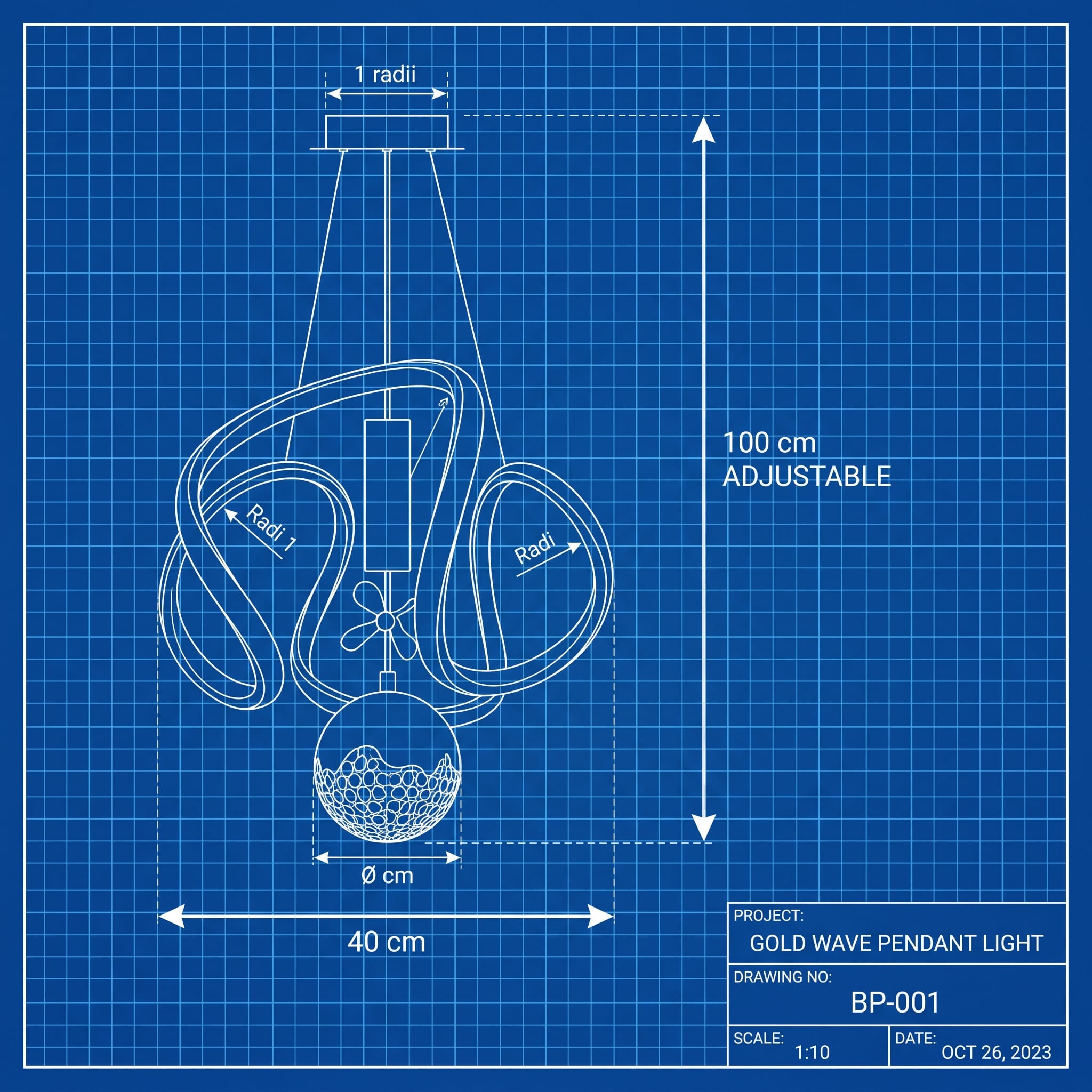 Suspension Ballon - 40 CM