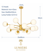 Suspension Ayro – 12 Globes