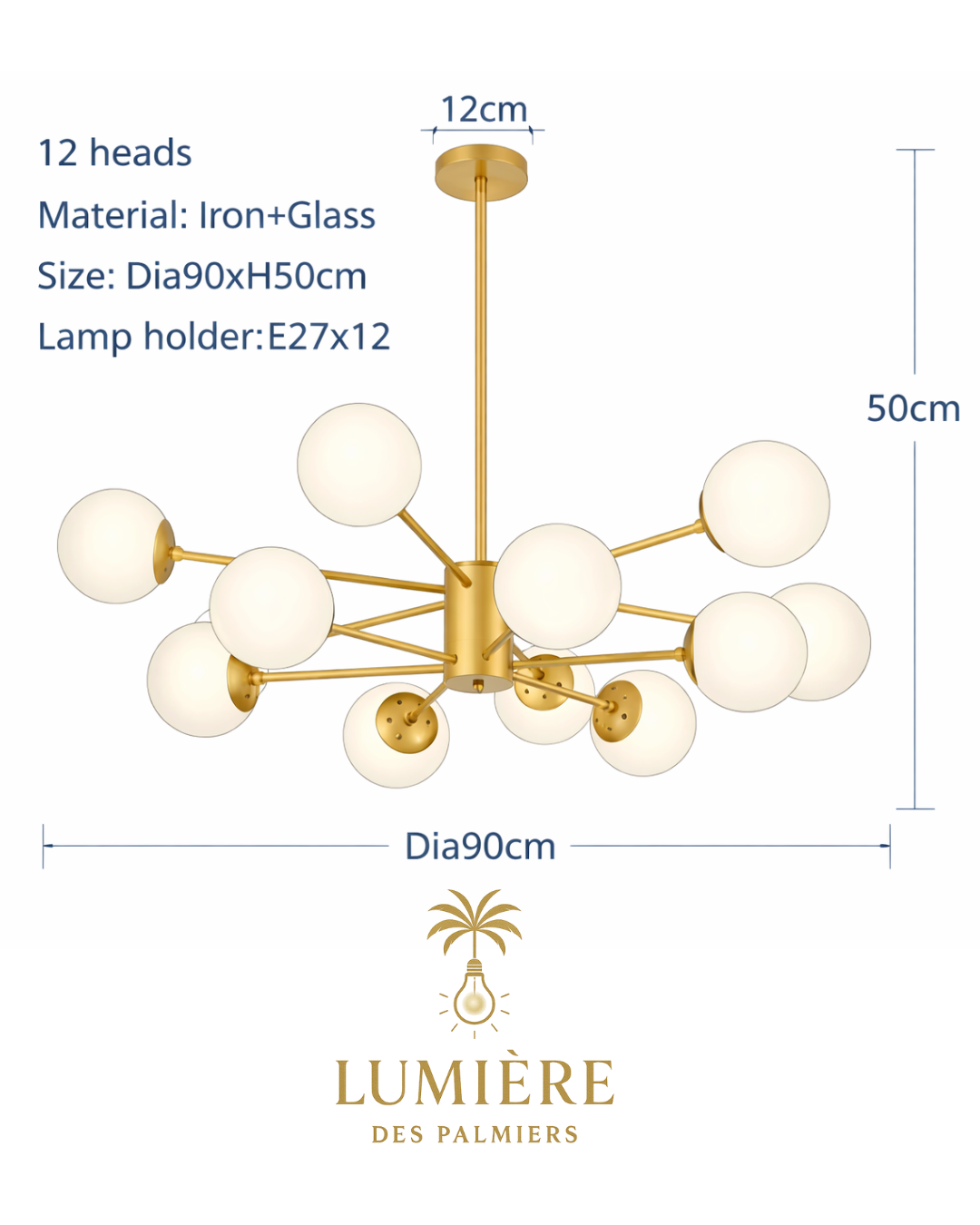 Suspension Ayro – 12 Globes