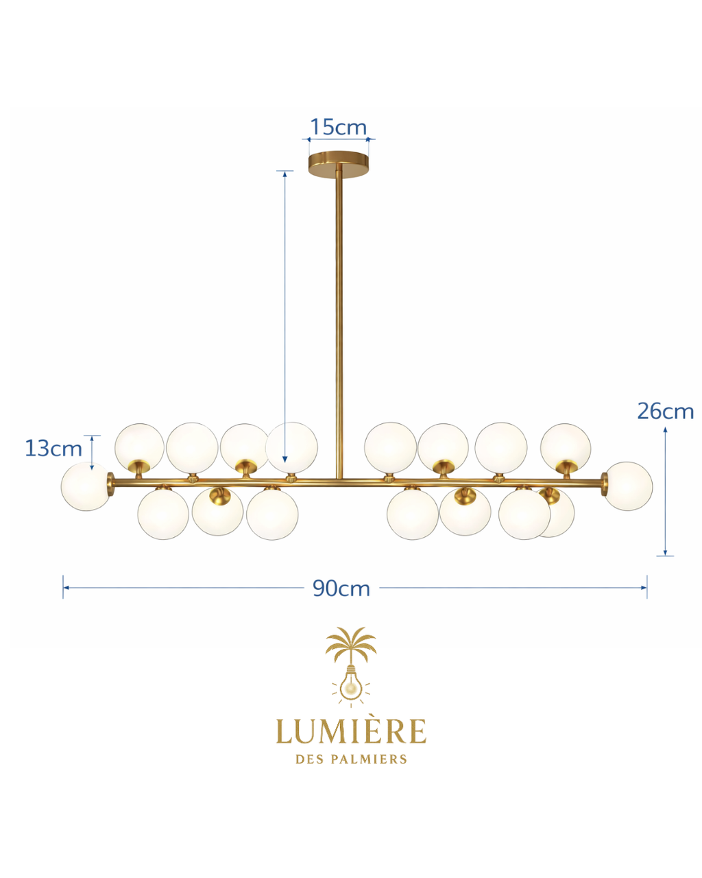 Suspension Ayro – 16 Globes