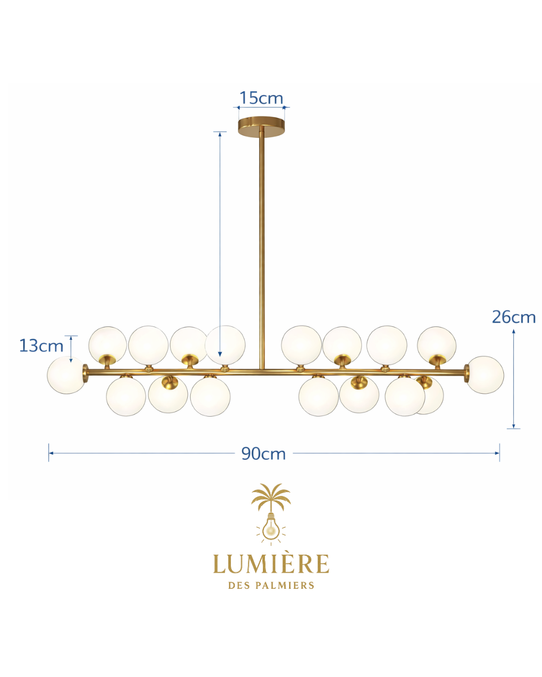 Suspension Ayro – 16 Globes