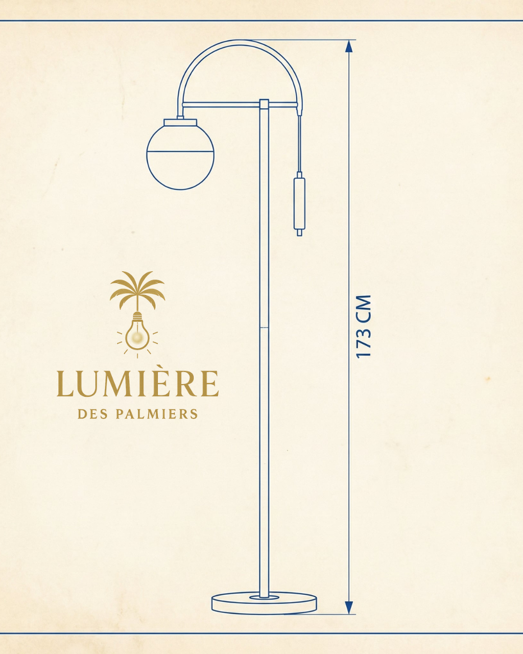 Lampadaire Arnos 173CM - Edition Limitée