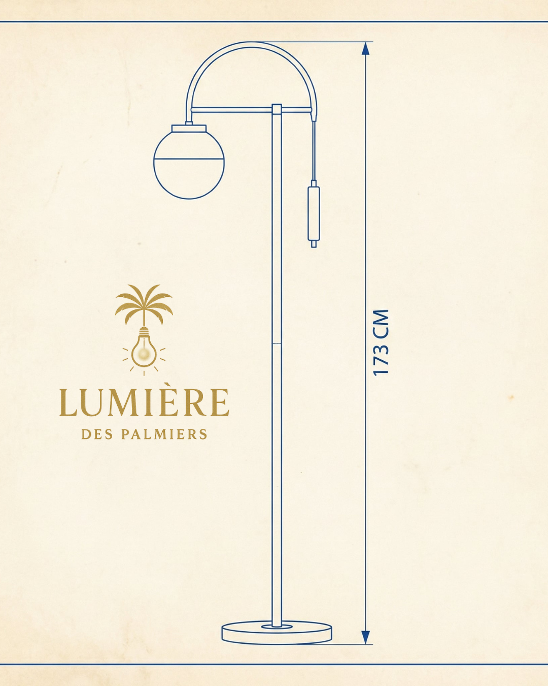 Lampadaire Arnos 173CM - Edition Limitée