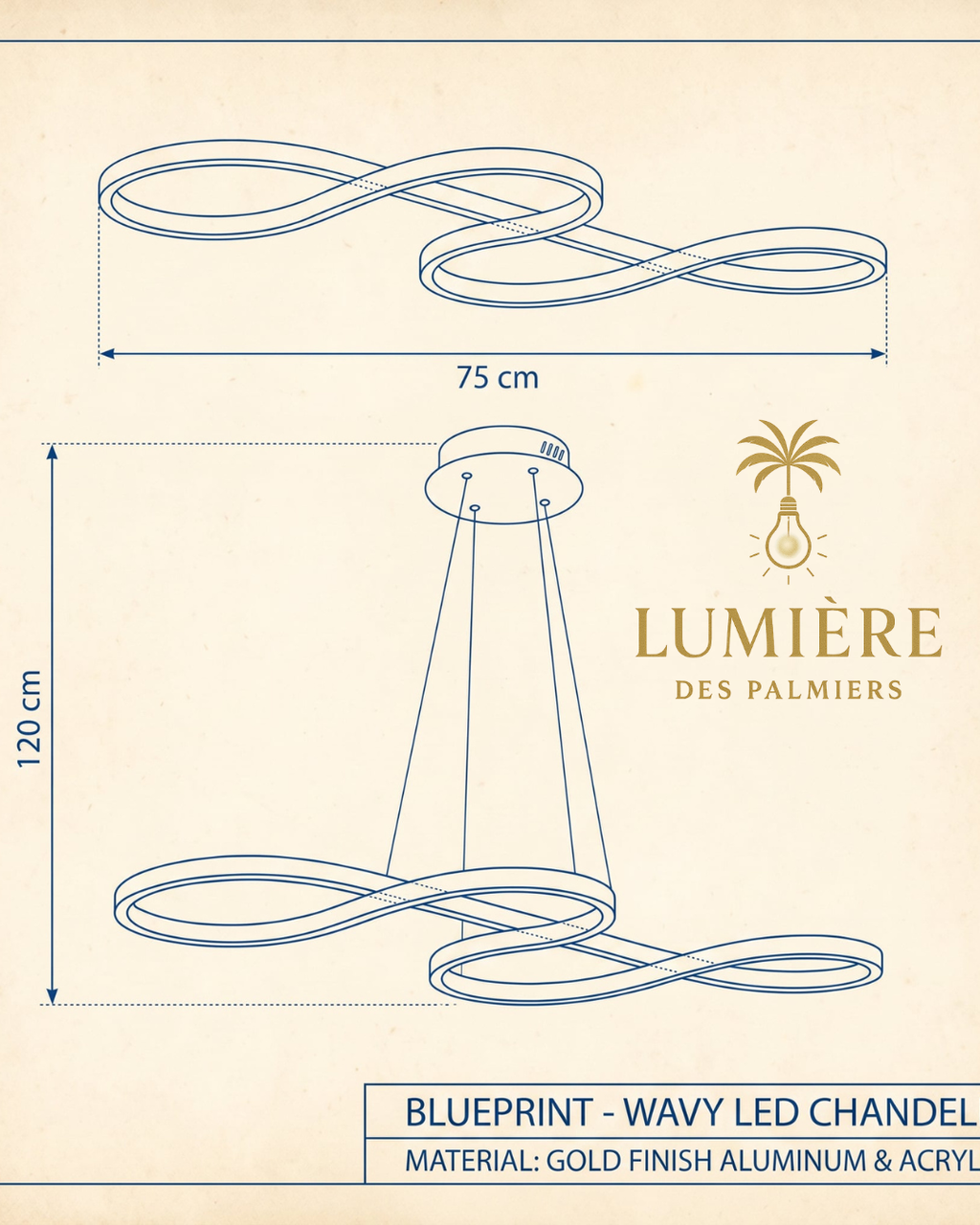 Suspension Musicaly - 75CM