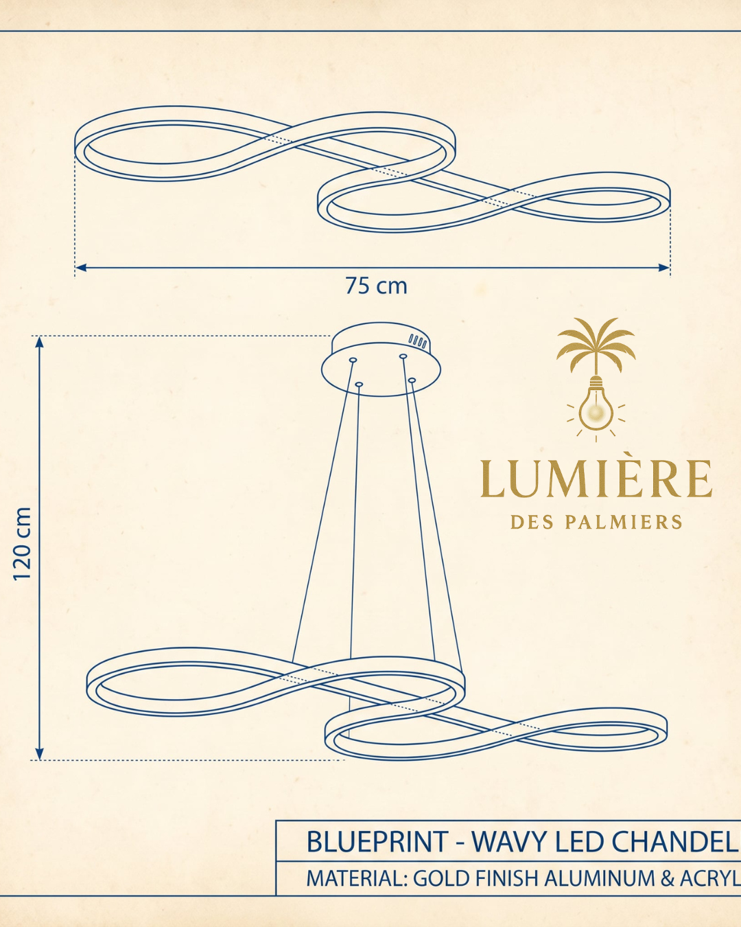 Suspension Musicaly - 75CM