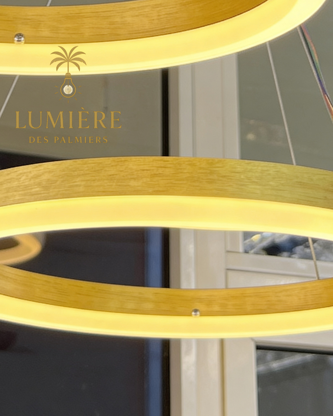 Suspension Woody GOLD — 60 CM