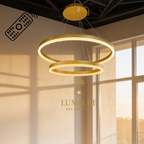Suspension Woody GOLD — 60 CM