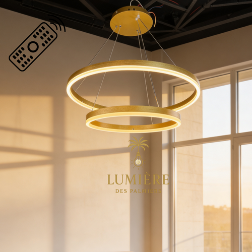 Suspension Woody GOLD — 60 CM