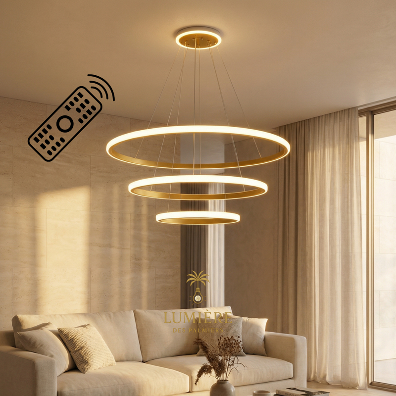 Suspension Cercle Gold – 60 cm