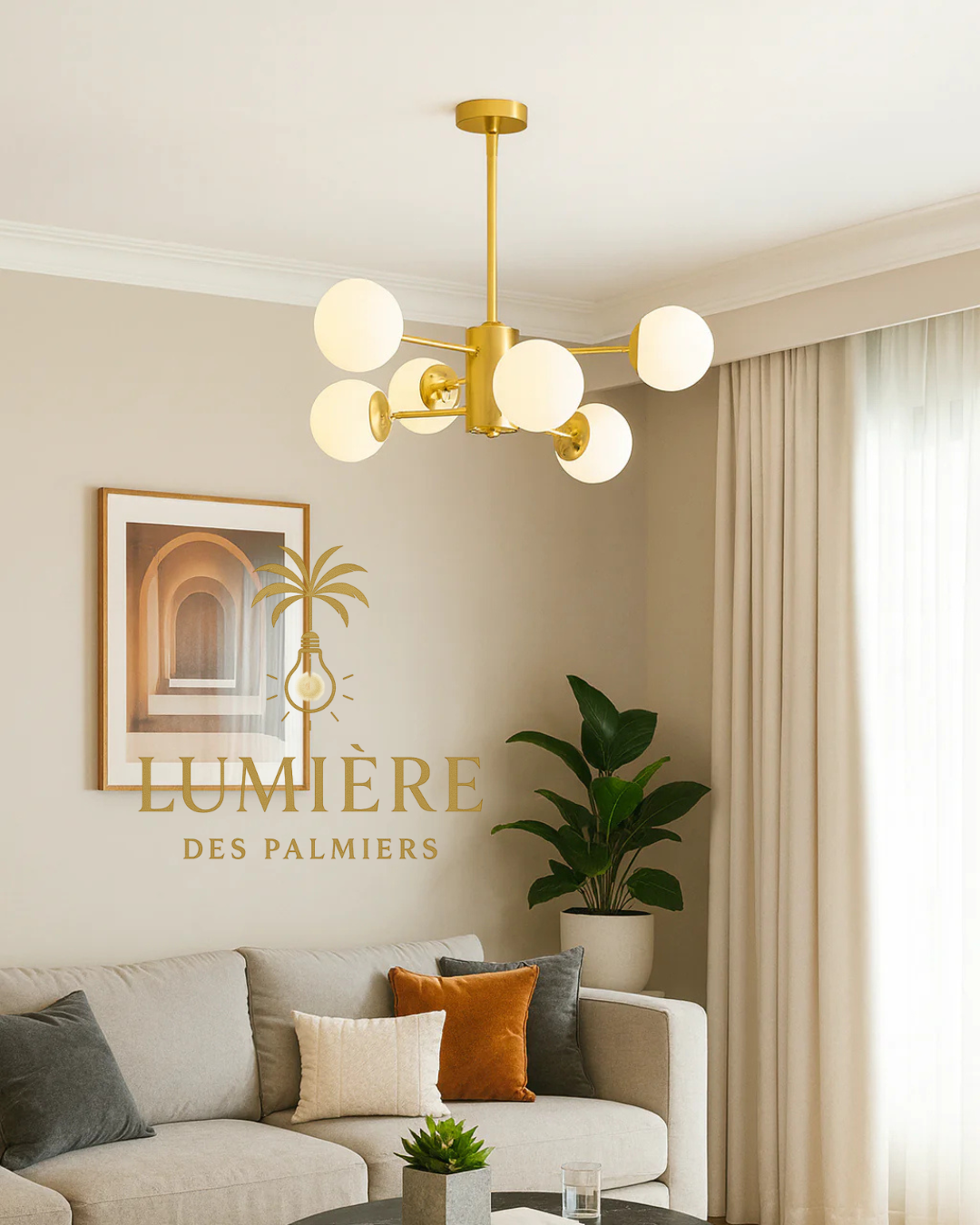 Suspension Kayne 6 Boules