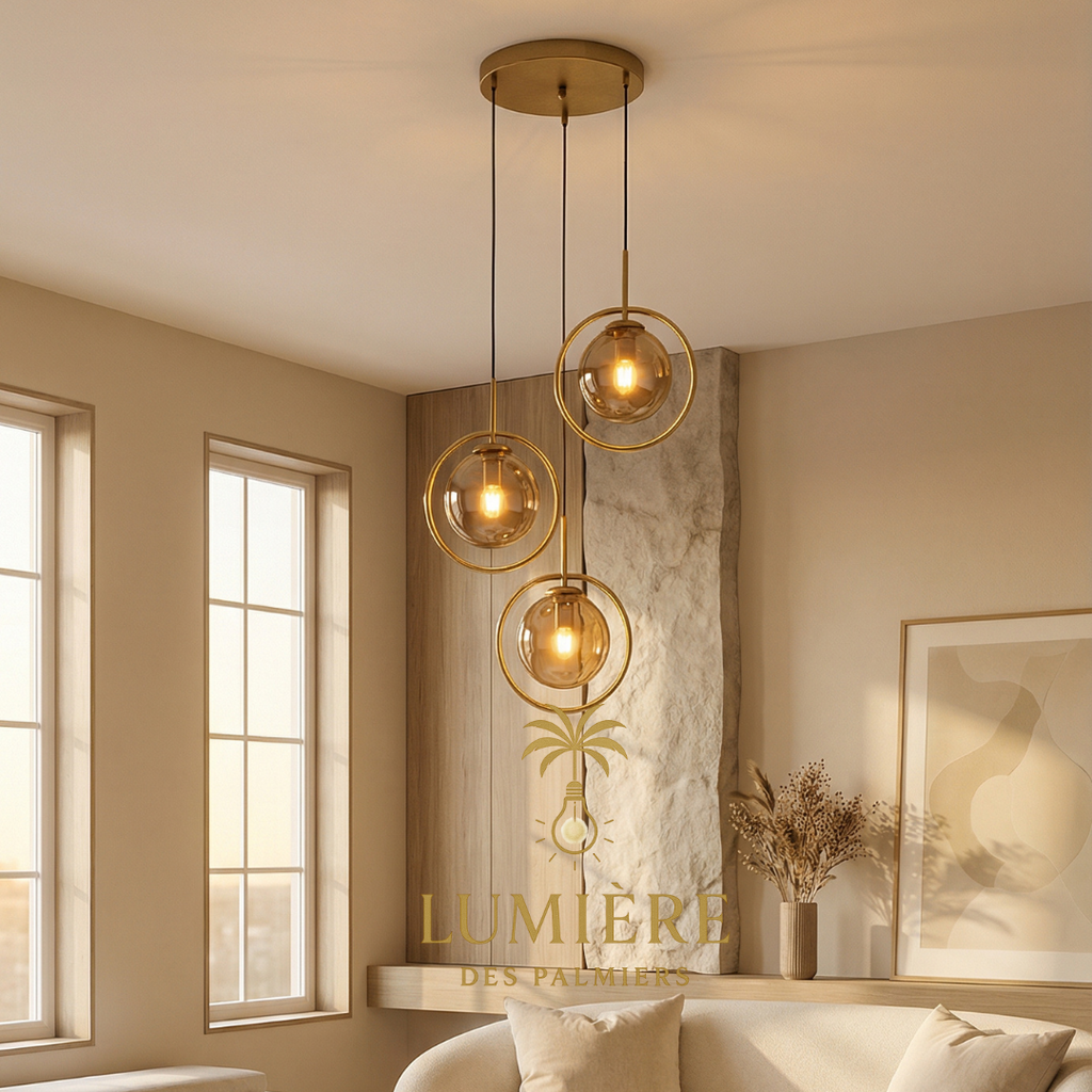 Suspension Aurea – 3 Globes
