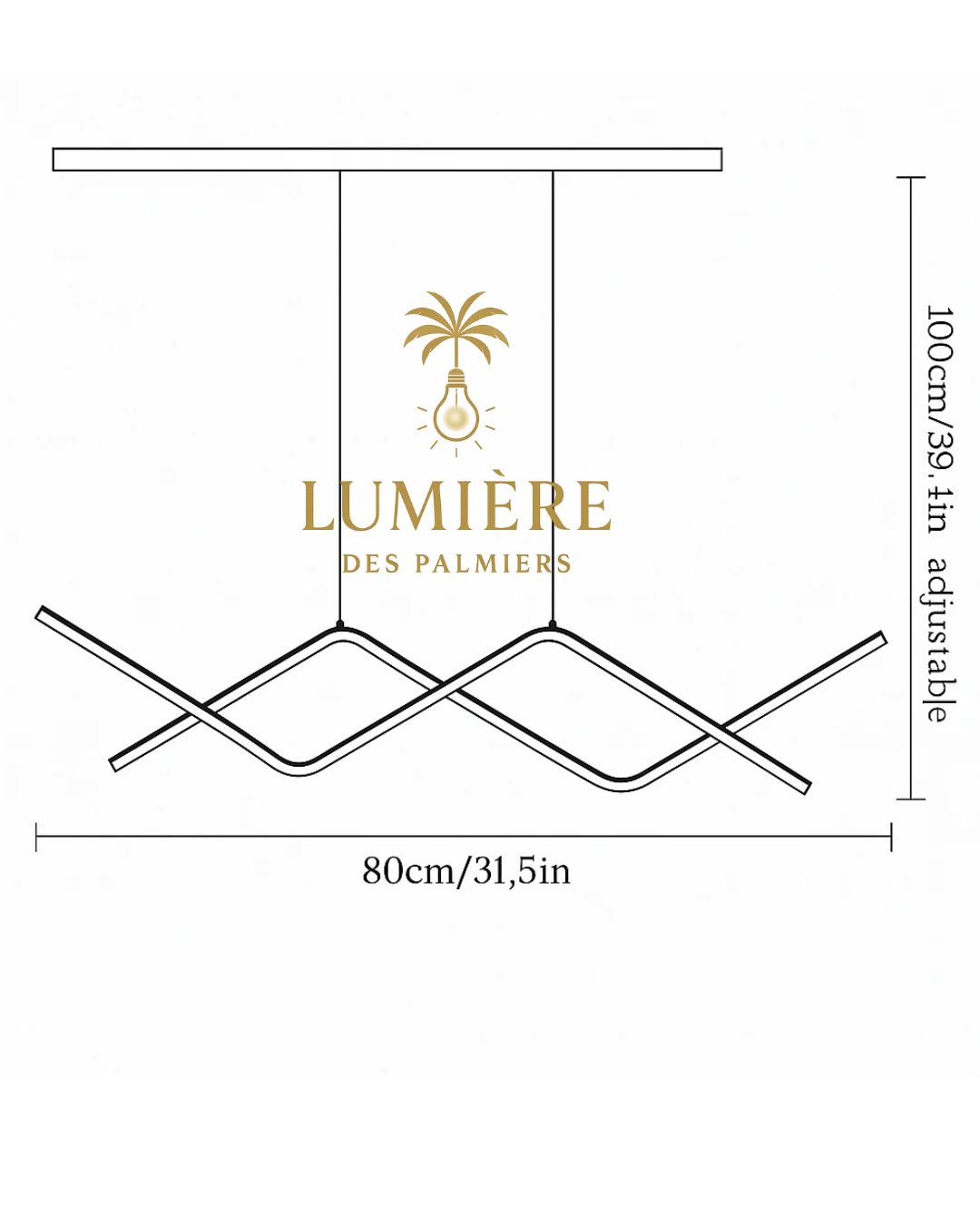 Suspension LED Winner – 80 cm