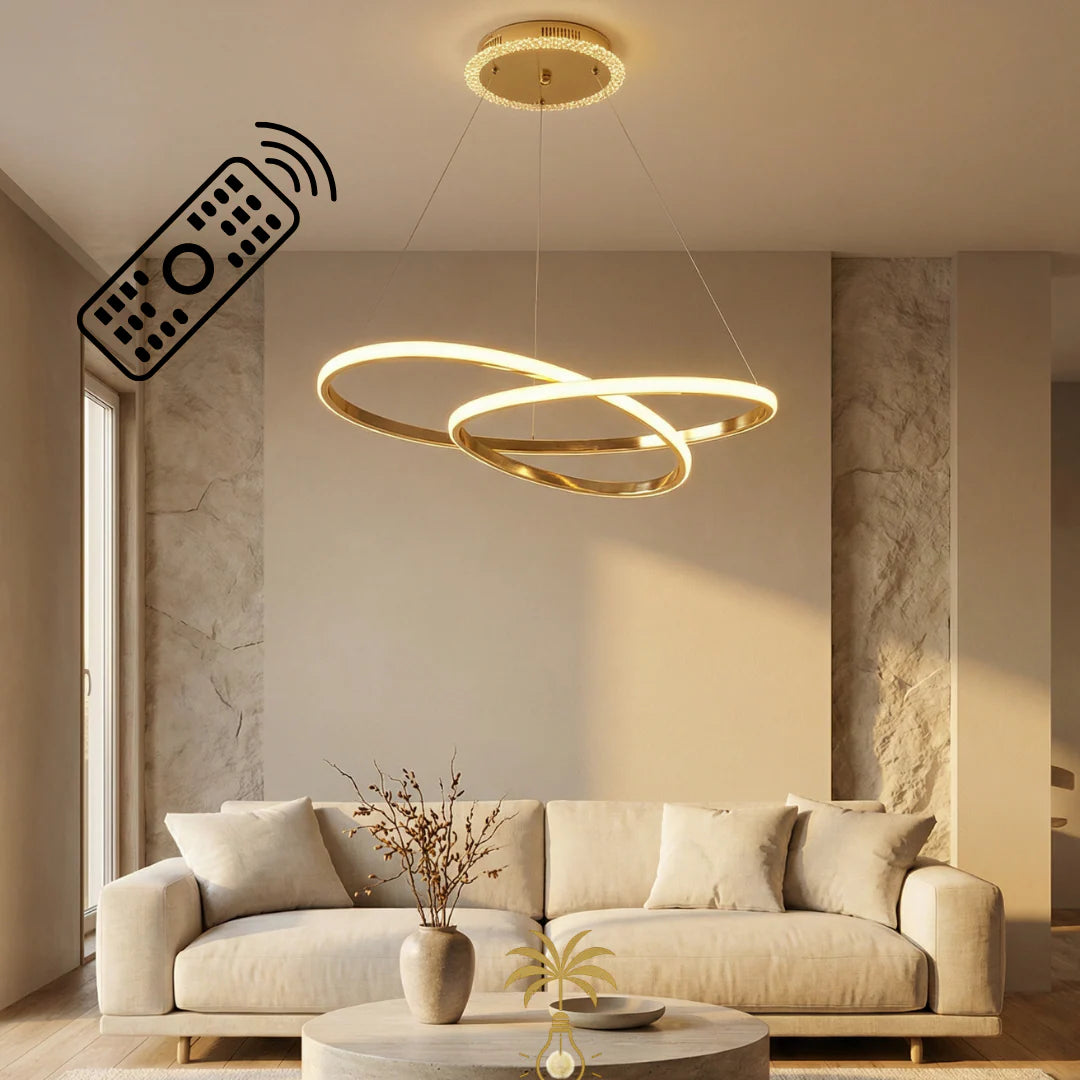 Suspension Zayro GOLD / NOIR - 55 CM