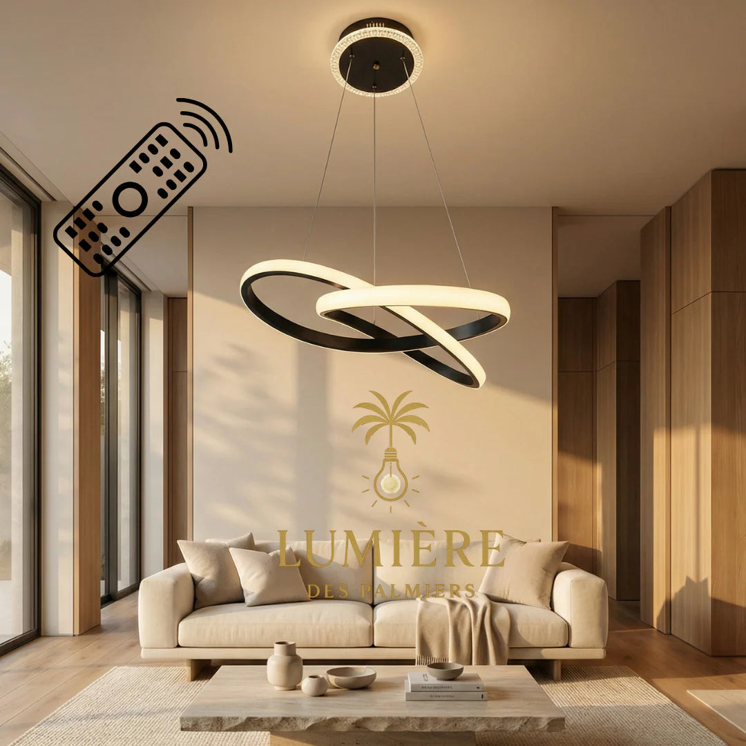 Suspension Zayro GOLD / NOIR - 55 CM