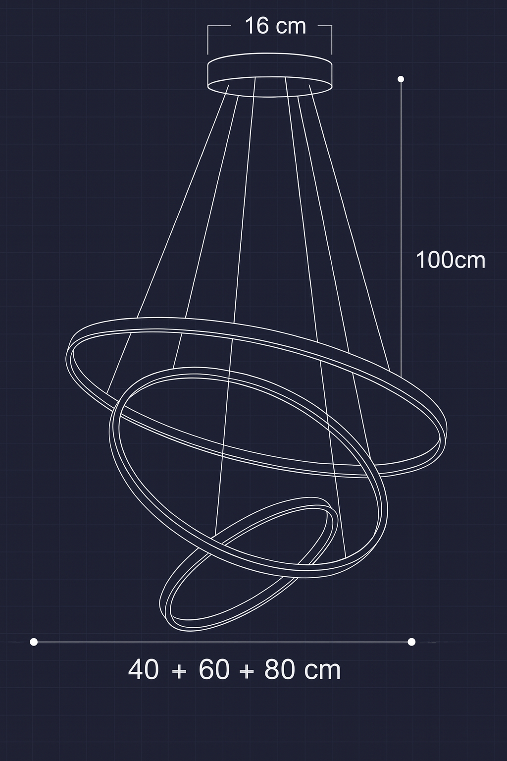Suspension Aligno 80CM