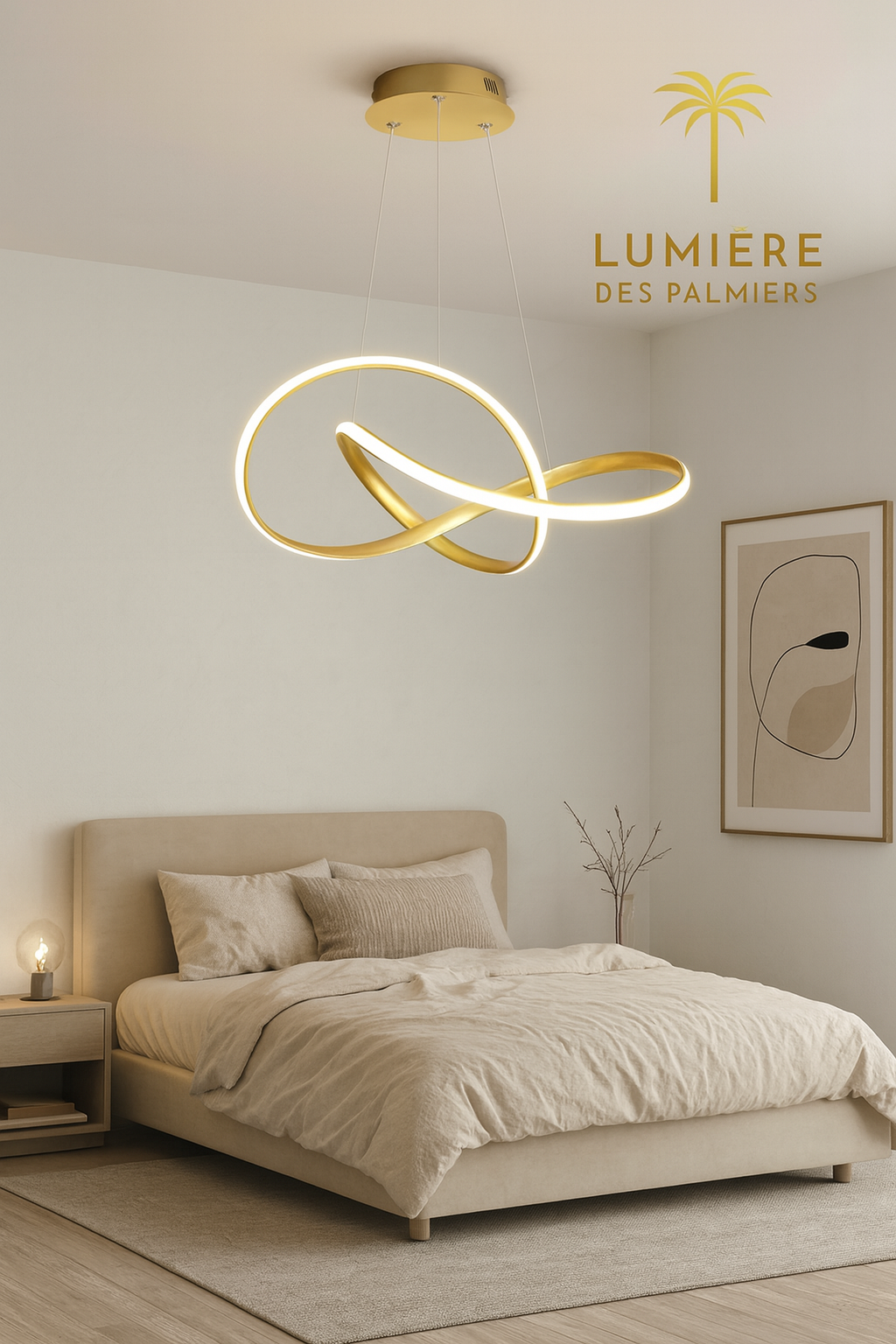 Suspension Cairo 50 CM (3 Lumières )