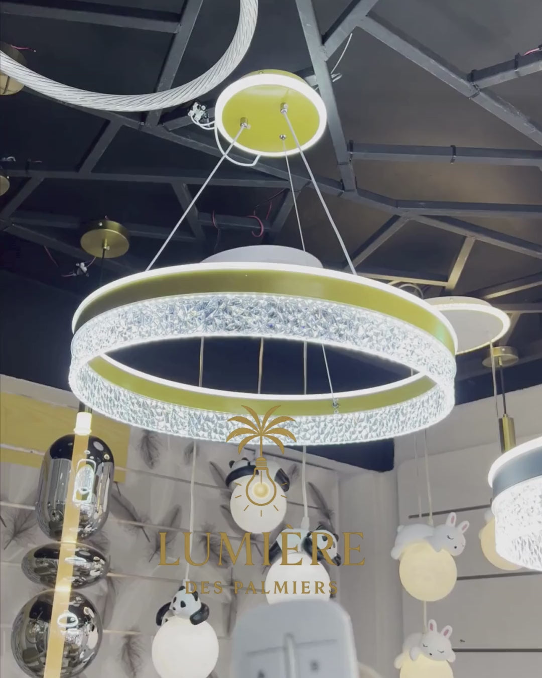 Suspension Ryzen GOLD ( avec télécommande )