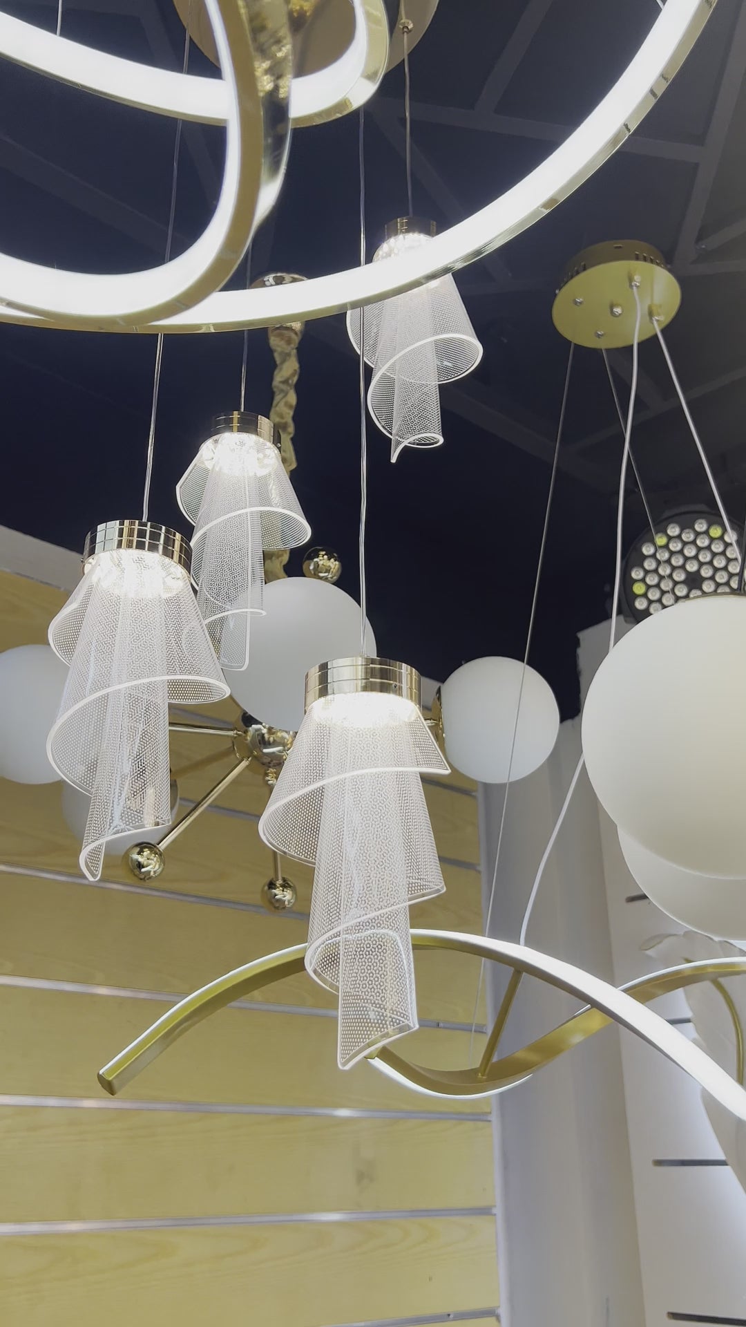 Suspension 4 Lexa (3 lumières)