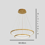 Suspension Doublé GOLD 60 CM